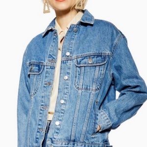 Topshop Moto Denim jacket size 12